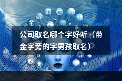 公司取名哪个字好听（带金字旁的字男孩取名）