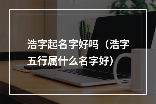 浩字起名字好吗（浩字五行属什么名字好）