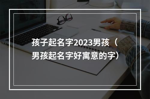 孩子起名字2023男孩（男孩起名字好寓意的字）
