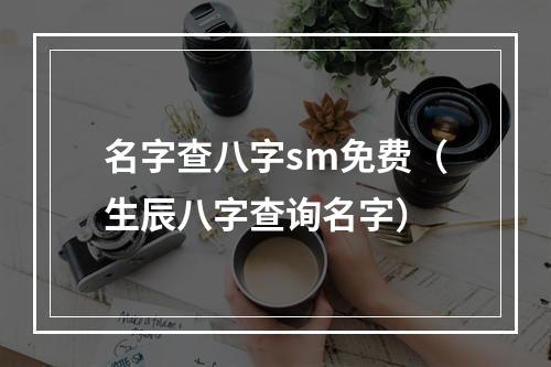 名字查八字sm免费（生辰八字查询名字）