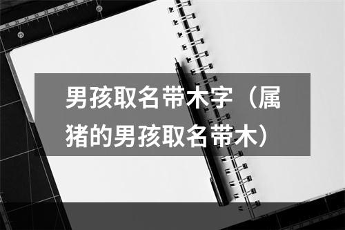 男孩取名带木字（属猪的男孩取名带木）