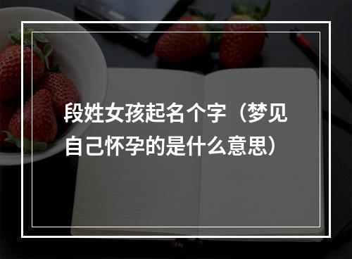段姓女孩起名个字（梦见自己怀孕的是什么意思）