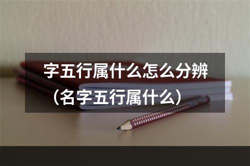 字五行属什么怎么分辨（名字五行属什么）
