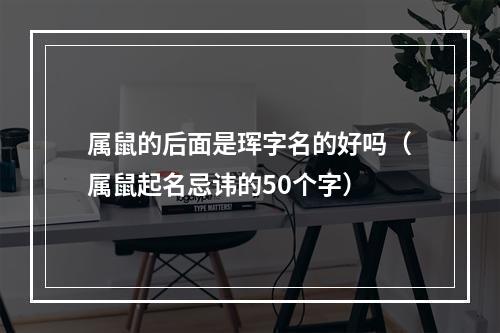 属鼠的后面是珲字名的好吗（属鼠起名忌讳的50个字）