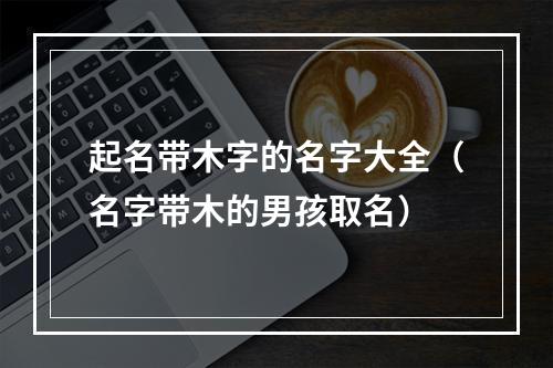 起名带木字的名字大全（名字带木的男孩取名）