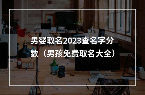 男婴取名2023查名字分数（男孩免费取名大全）