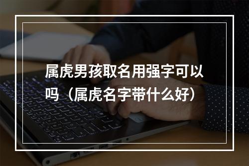 属虎男孩取名用强字可以吗（属虎名字带什么好）