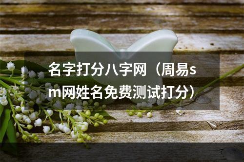 名字打分八字网（周易sm网姓名免费测试打分）