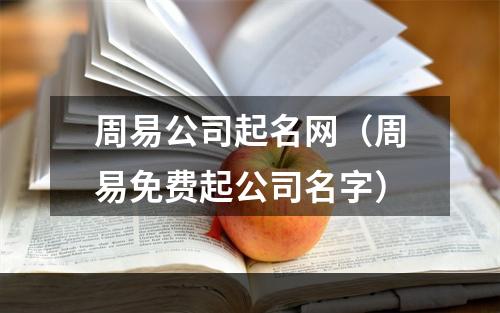 周易公司起名网（周易免费起公司名字）