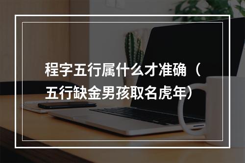 程字五行属什么才准确（五行缺金男孩取名虎年）