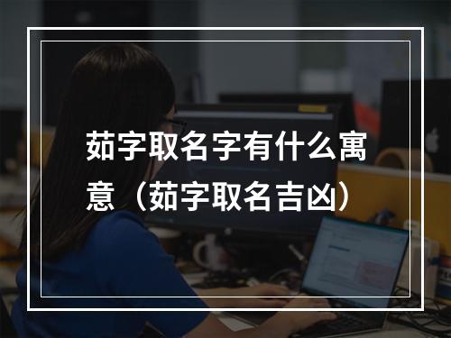 茹字取名字有什么寓意（茹字取名吉凶）