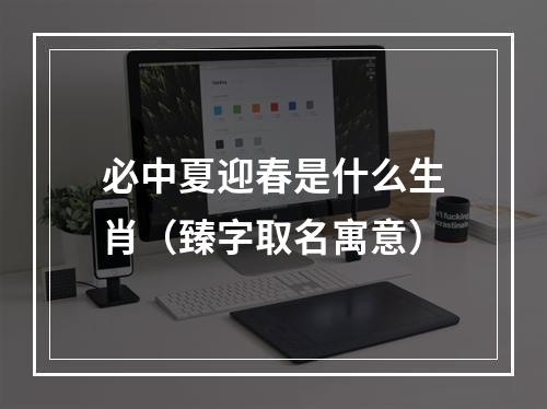 必中夏迎春是什么生肖（臻字取名寓意）