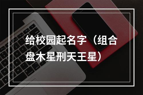 给校园起名字（组合盘木星刑天王星）