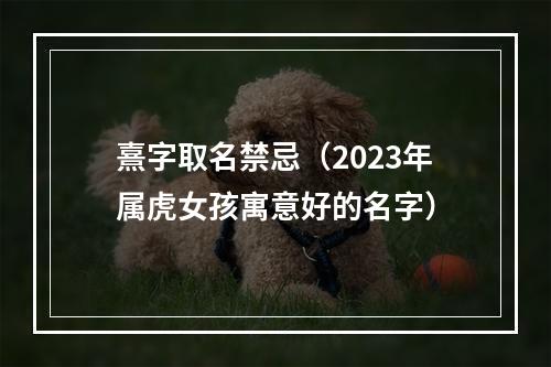 熹字取名禁忌（2023年属虎女孩寓意好的名字）