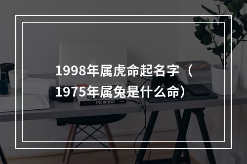 1998年属虎命起名字（1975年属兔是什么命）