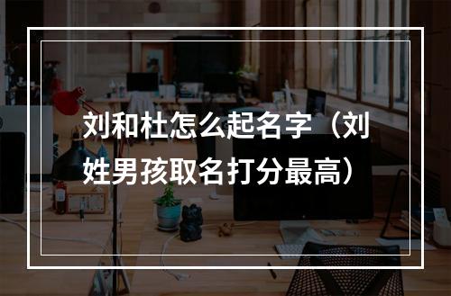 刘和杜怎么起名字（刘姓男孩取名打分最高）