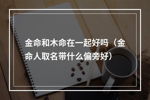 金命和木命在一起好吗（金命人取名带什么偏旁好）