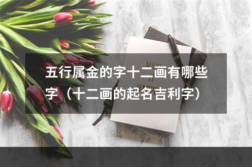 五行属金的字十二画有哪些字（十二画的起名吉利字）