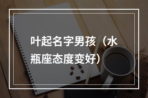 叶起名字男孩（水瓶座态度变好）