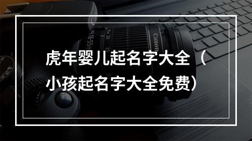 虎年婴儿起名字大全（小孩起名字大全免费）