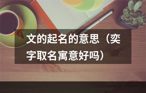 文的起名的意思（奕字取名寓意好吗）