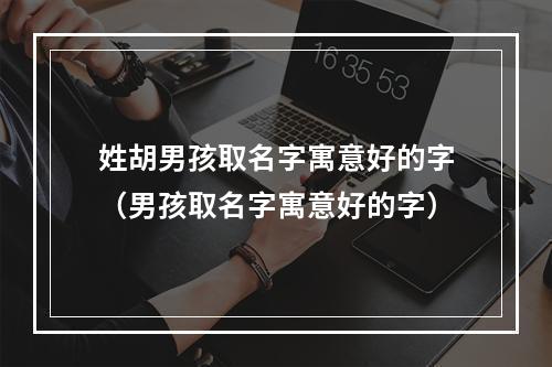 姓胡男孩取名字寓意好的字（男孩取名字寓意好的字）