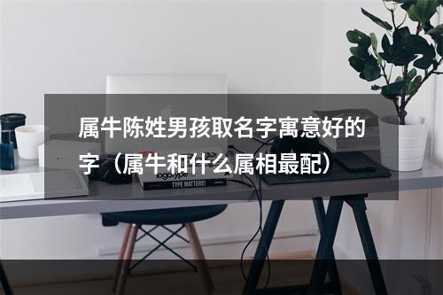 属牛陈姓男孩取名字寓意好的字（属牛和什么属相最配）