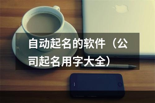 自动起名的软件（公司起名用字大全）