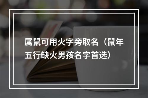 属鼠可用火字旁取名（鼠年五行缺火男孩名字首选）