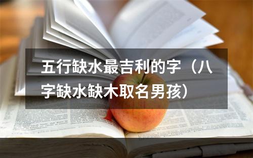 五行缺水最吉利的字（八字缺水缺木取名男孩）