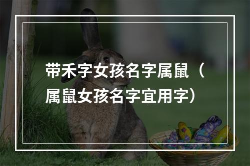 带禾字女孩名字属鼠（属鼠女孩名字宜用字）