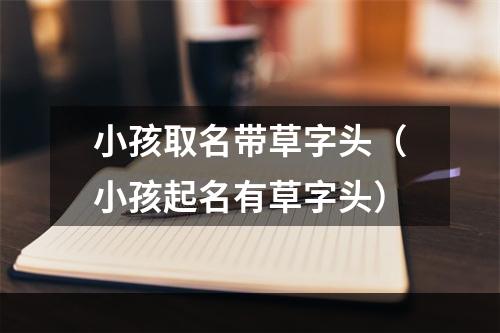 小孩取名带草字头（小孩起名有草字头）