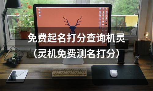 免费起名打分查询机灵（灵机免费测名打分）