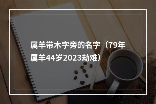 属羊带木字旁的名字（79年属羊44岁2023劫难）