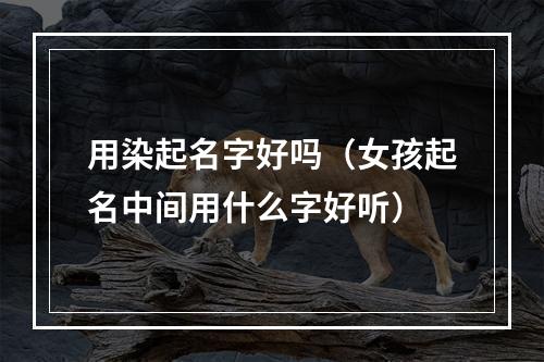 用染起名字好吗（女孩起名中间用什么字好听）
