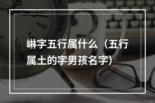 崊字五行属什么（五行属土的字男孩名字）