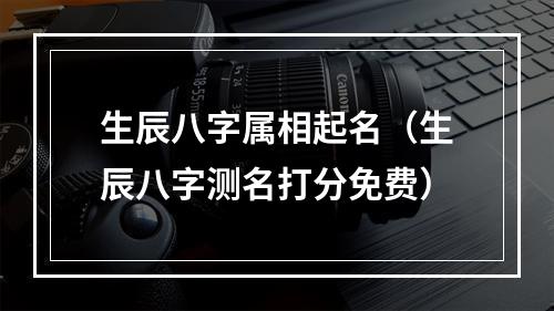 生辰八字属相起名（生辰八字测名打分免费）