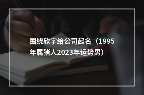 围绕欣字给公司起名（1995年属猪人2023年运势男）