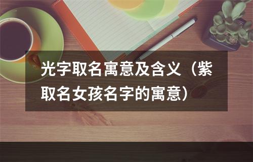 光字取名寓意及含义（紫取名女孩名字的寓意）