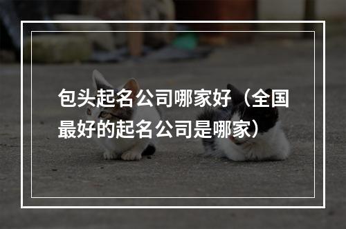 包头起名公司哪家好（全国最好的起名公司是哪家）