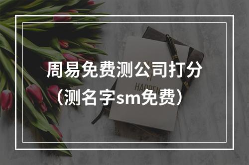 周易免费测公司打分（测名字sm免费）