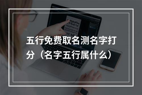 五行免费取名测名字打分（名字五行属什么）