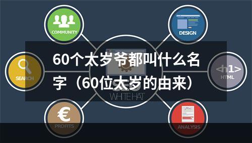 60个太岁爷都叫什么名字（60位太岁的由来）