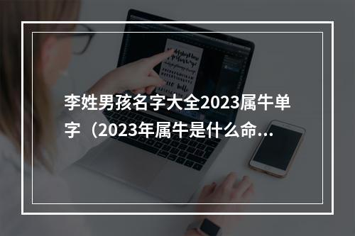 李姓男孩名字大全2023属牛单字（2023年属牛是什么命）