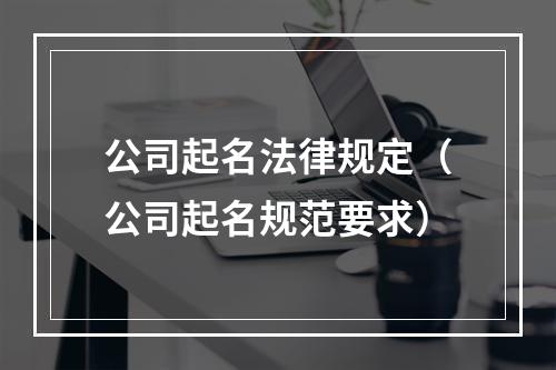 公司起名法律规定（公司起名规范要求）