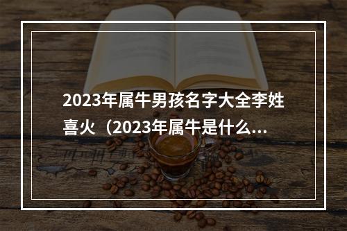 2023年属牛男孩名字大全李姓喜火（2023年属牛是什么命）