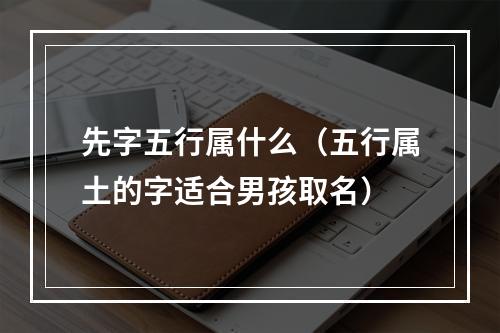 先字五行属什么（五行属土的字适合男孩取名）