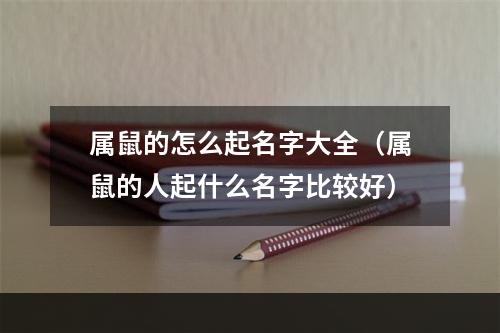 属鼠的怎么起名字大全（属鼠的人起什么名字比较好）
