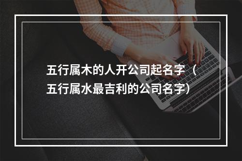 五行属木的人开公司起名字（五行属水最吉利的公司名字）