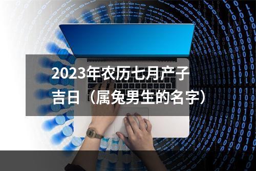 2023年农历七月产子吉日（属兔男生的名字）
